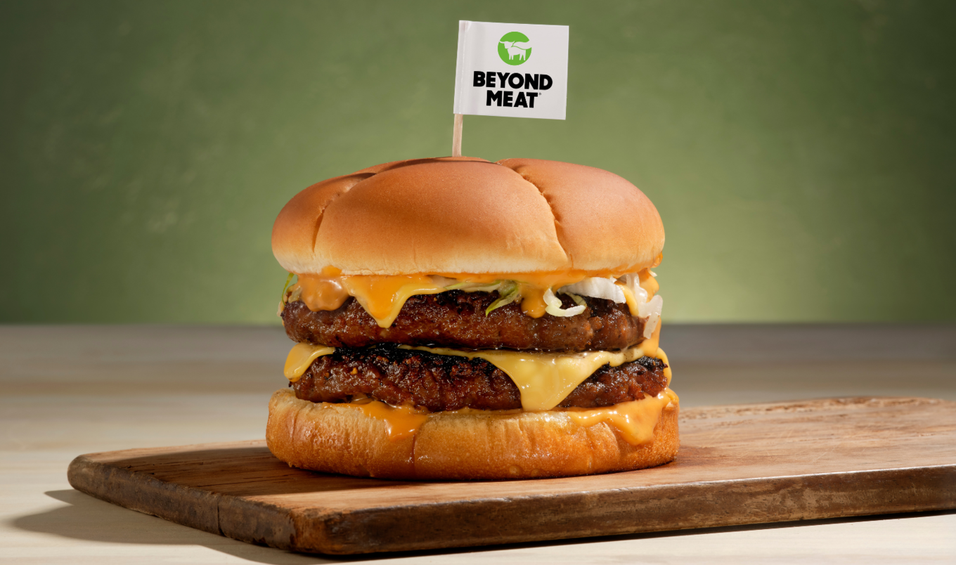 Beyond Meat burger chopping board